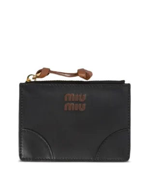 Miu Miu ロゴディテール ジップファスナー ウォレット - サムネイル1