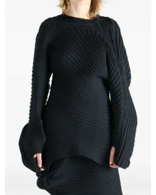Issey Miyake アシンメトリックセーター - サムネイル3