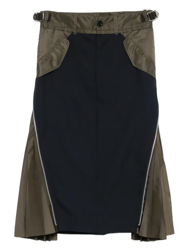 sacai sacai プリーツディテールスカートの商品画像