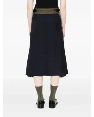 sacai プリーツディテールスカート - サムネイル4