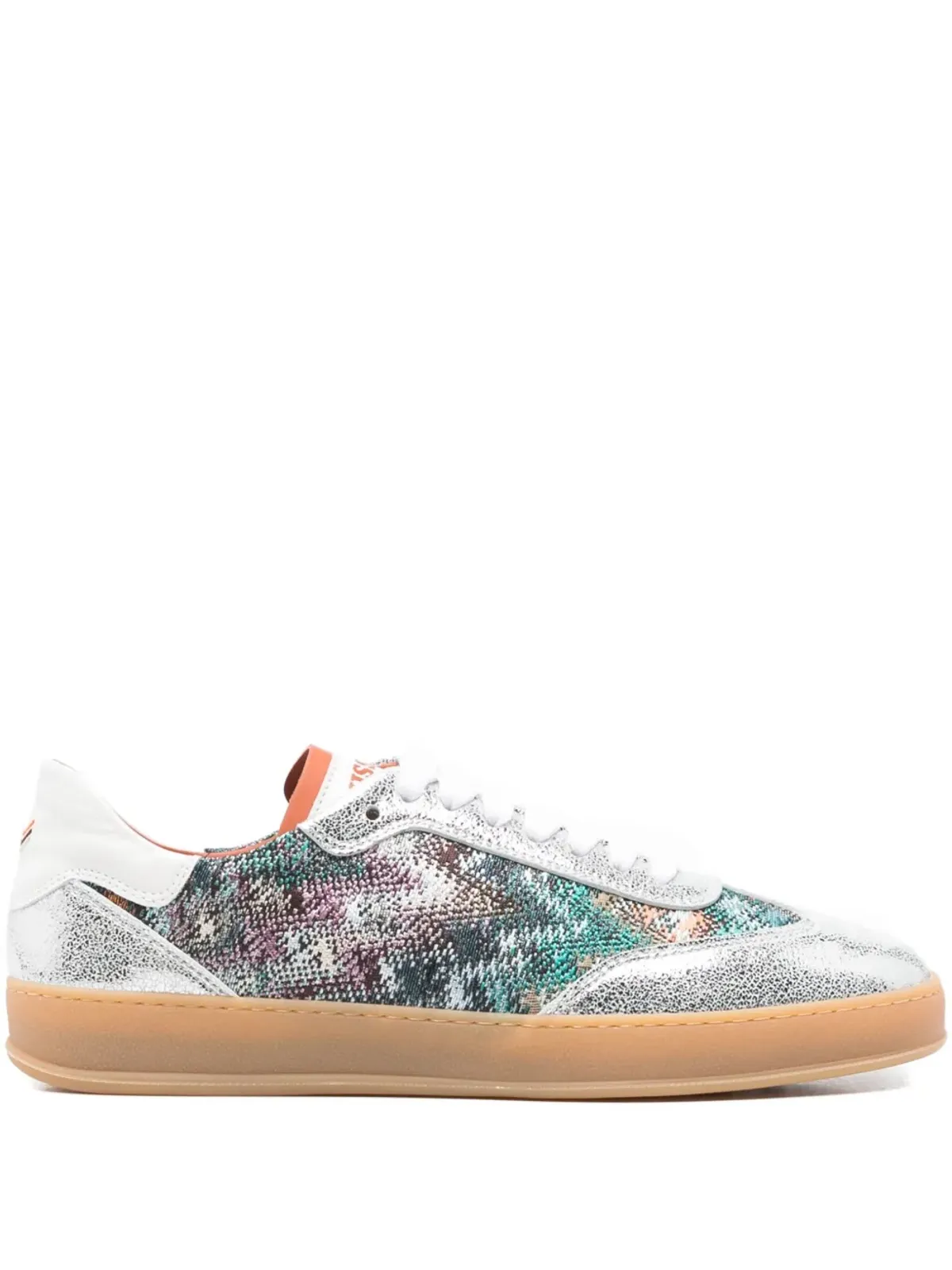Missoni パターンレザー スニーカー - 画像1