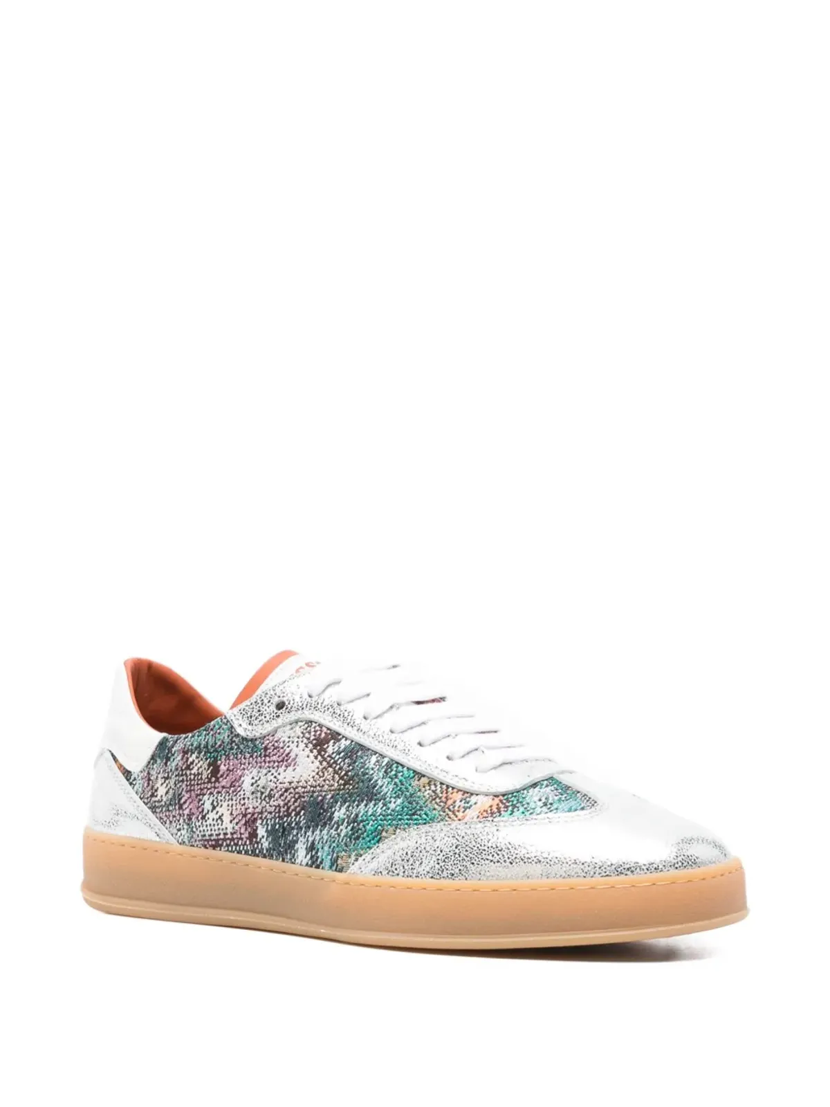 Missoni パターンレザー スニーカー - 画像2