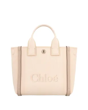 Chloé Carry ロゴエンボス キャンバス トートバッグ - サムネイル2