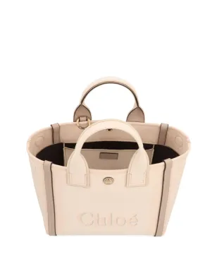 Chloé Carry ロゴエンボス キャンバス トートバッグ - サムネイル4