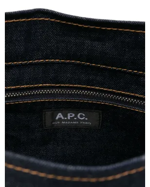 A.P.C. ロゴディテール付きデニム トートバッグ - サムネイル5