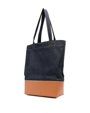 A.P.C. ロゴディテール付きデニム トートバッグ - サムネイル3