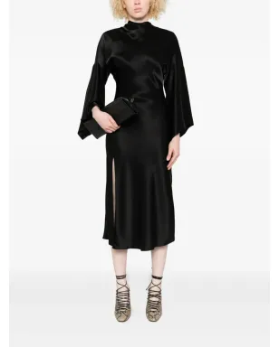 PINKO open-back midi dress - Black - サムネイル2
