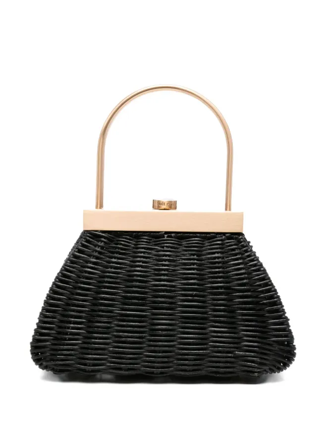 Cult Gaia Cult Gaia ミニ Estelle トップハンドルバッグ - ブラックの商品画像