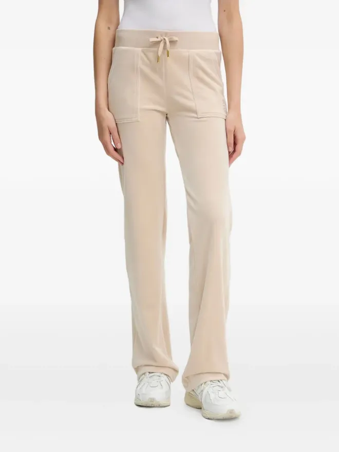 Juicy Couture Juicy Couture パッチポケット ベロア トラックパンツの商品画像