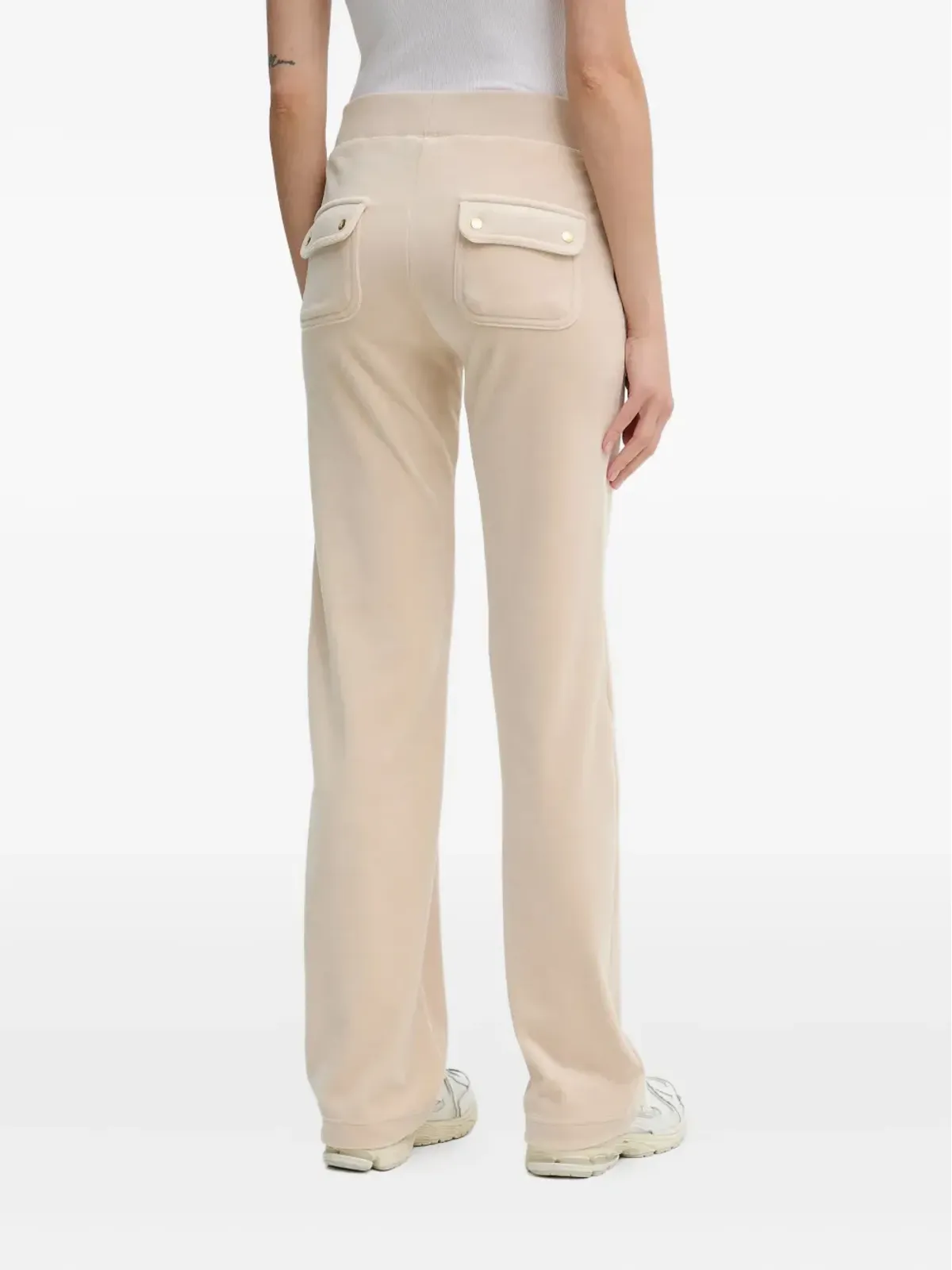 Juicy Couture パッチポケット ベロア トラックパンツ - 画像3