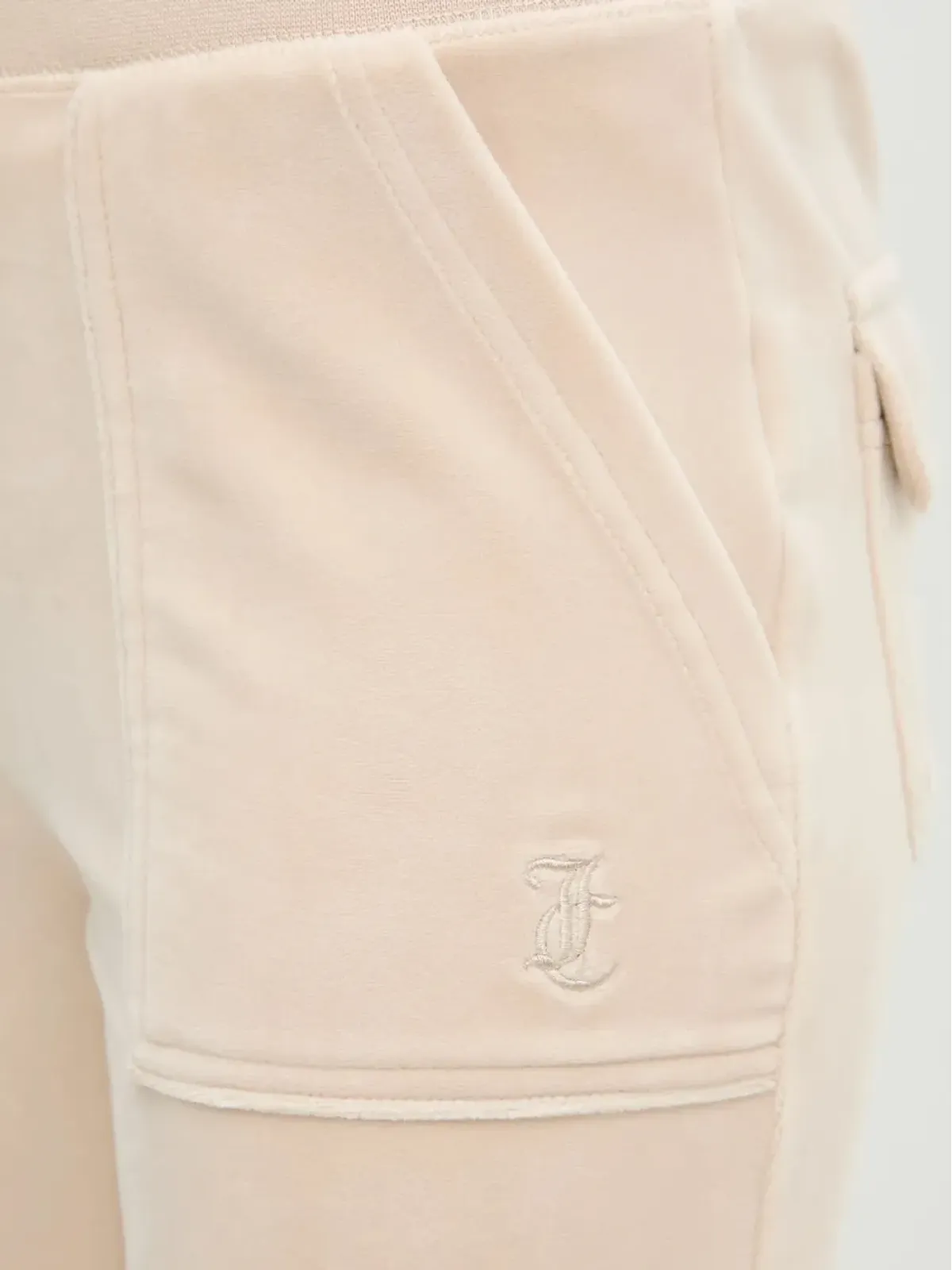 Juicy Couture パッチポケット ベロア トラックパンツ - 画像4