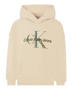 Calvin Klein Kids ロゴプリント フード付きスウェット - サムネイル1