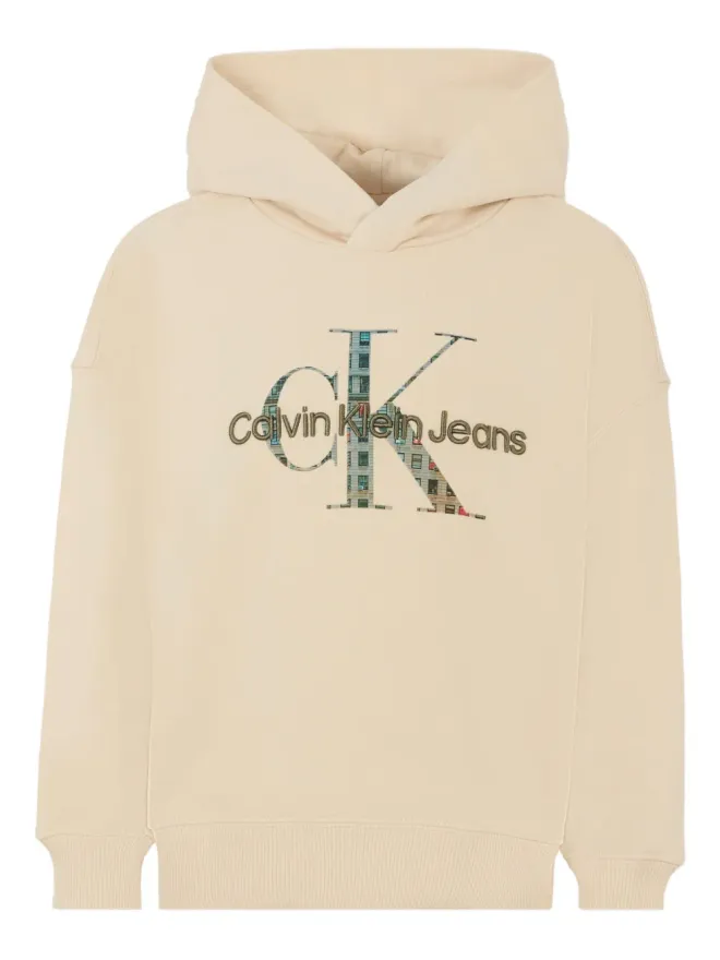 Calvin Klein Kids Calvin Klein Kids ロゴプリント フード付きスウェットの商品画像