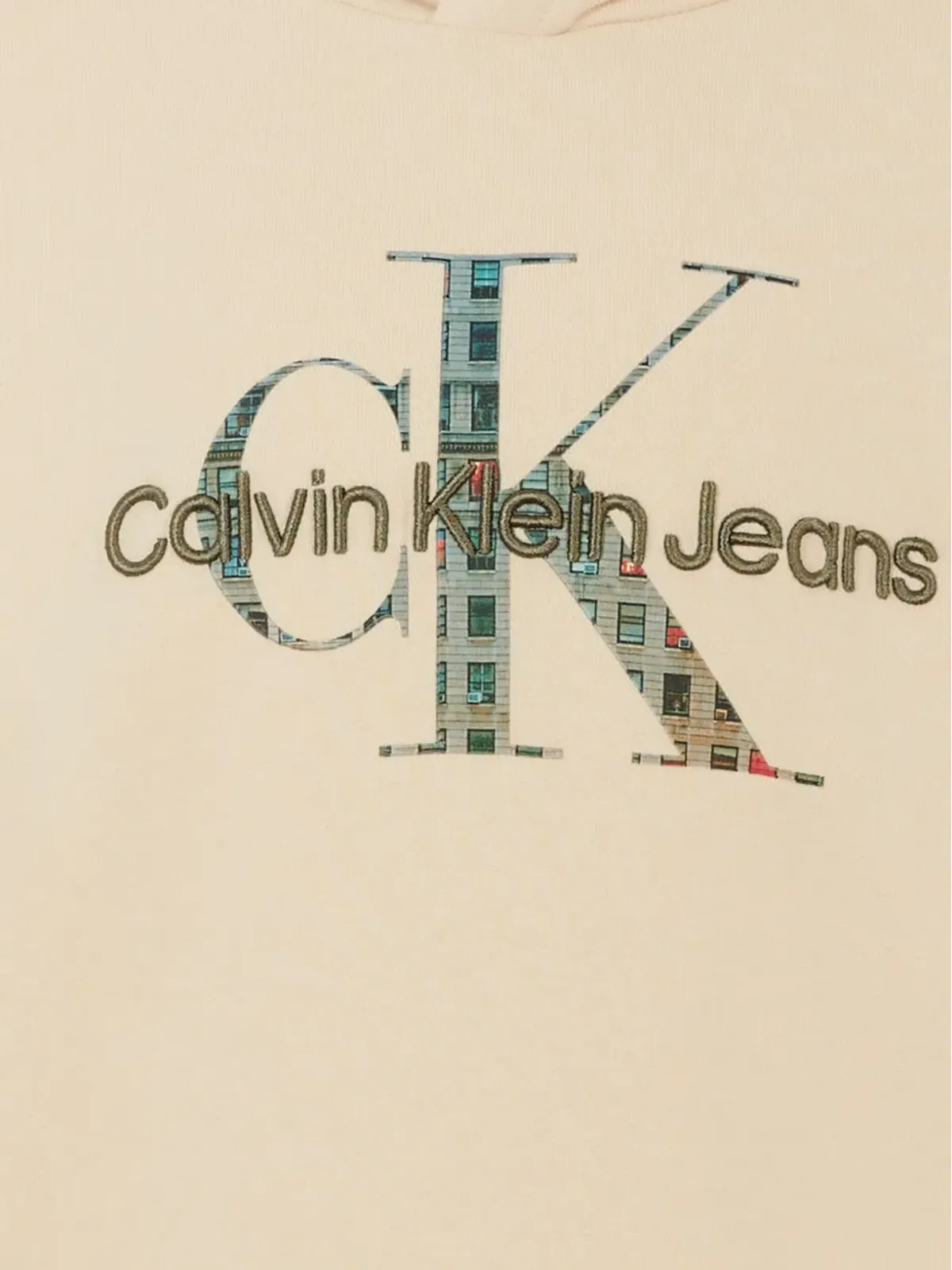Calvin Klein Kids ロゴプリント フード付きスウェット - 画像3