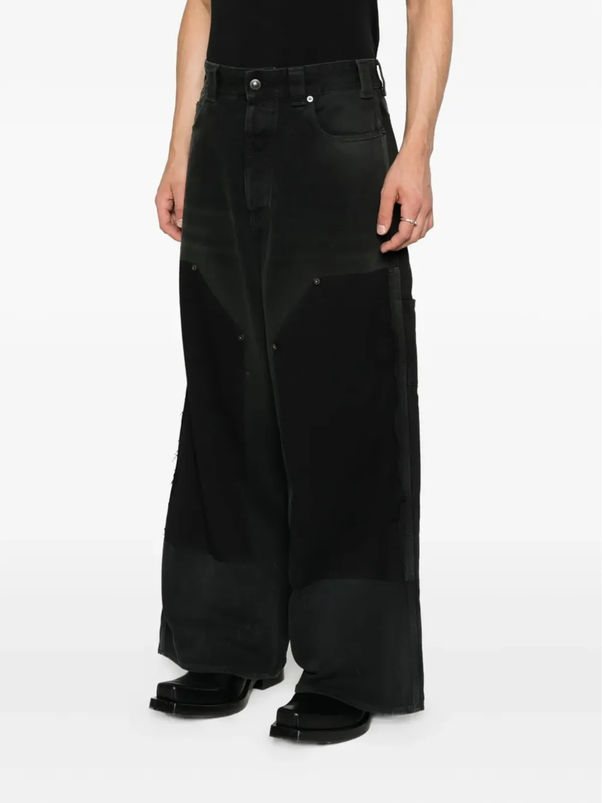 Balenciaga パネルドコットンパンツ - 画像3