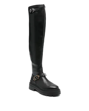 PINKO バックルディテール プラットフォームブーツ - サムネイル2