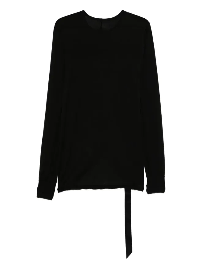 Rick Owens DRKSHDW Rick Owens DRKSHDW コットン クルーネック ロングスリーブ Tシャツの商品画像