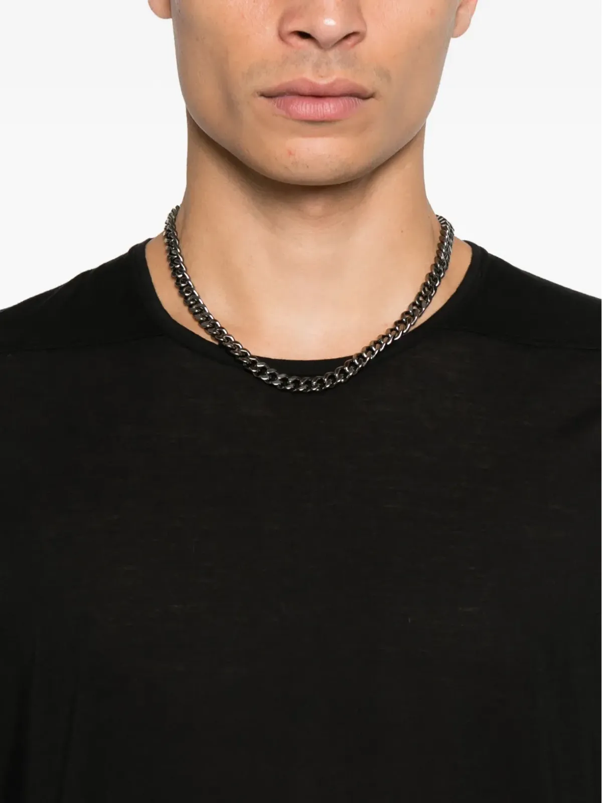Rick Owens DRKSHDW コットン クルーネック ロングスリーブ Tシャツ - 画像4
