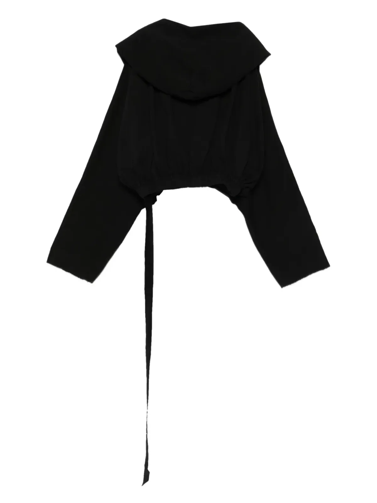 Rick Owens DRKSHDW ドローストリングフード付きトップス - 画像2