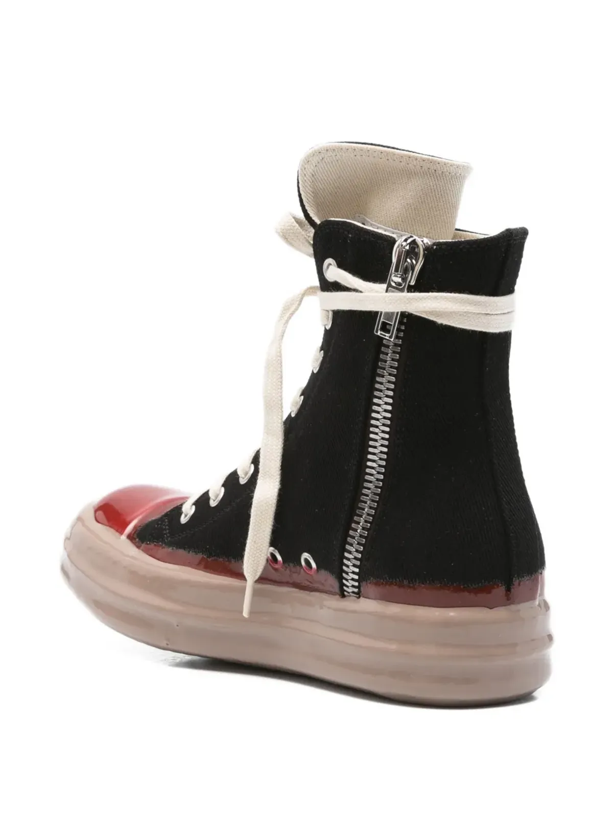 Rick Owens DRKSHDW ハイトップレースアップスニーカー - 画像3