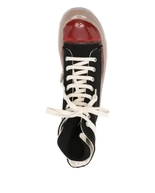 Rick Owens DRKSHDW ハイトップレースアップスニーカー - サムネイル4