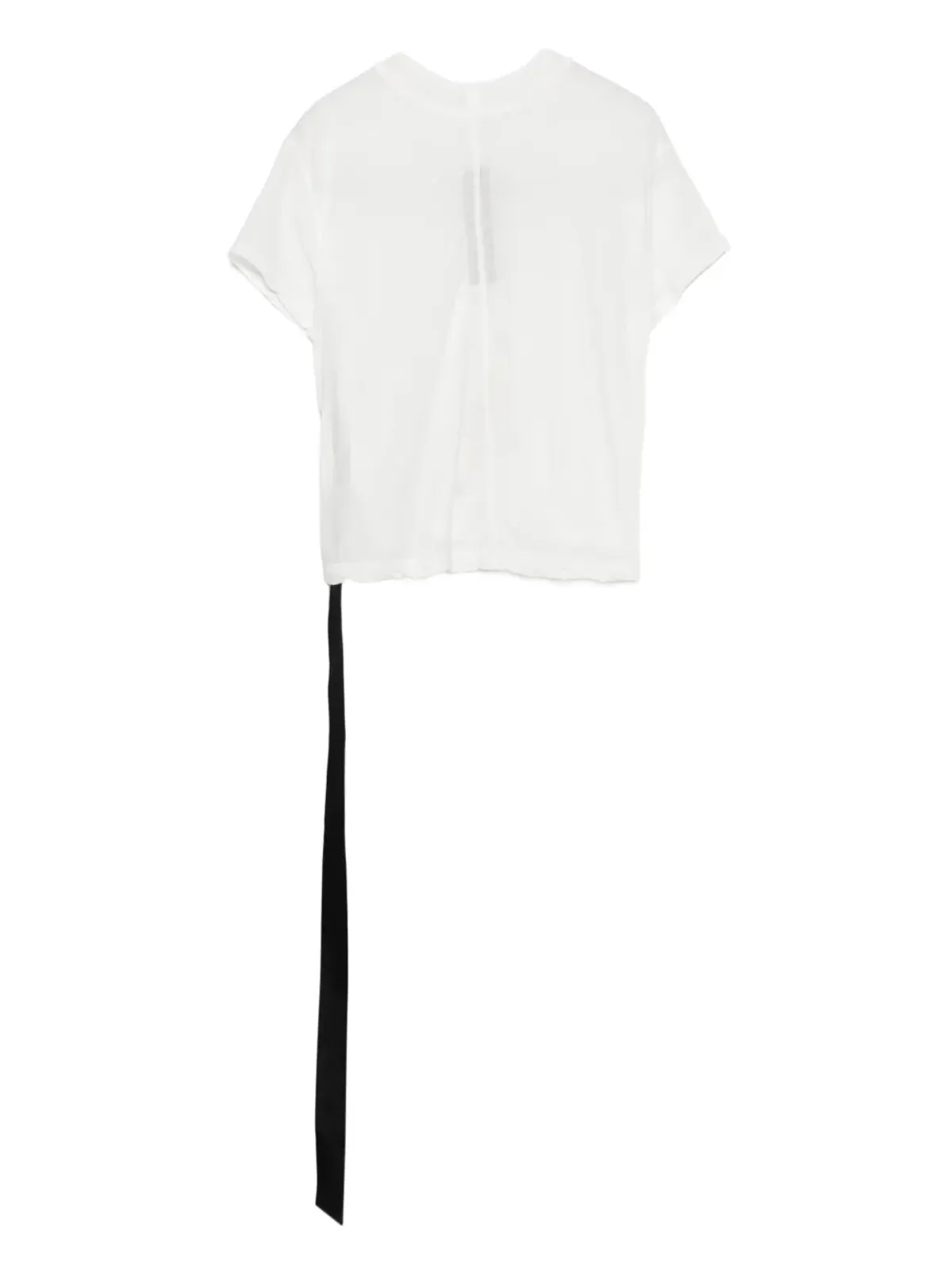 Rick Owens DRKSHDW アシンメトリックヘム オーガニックコットン トップ - 画像2