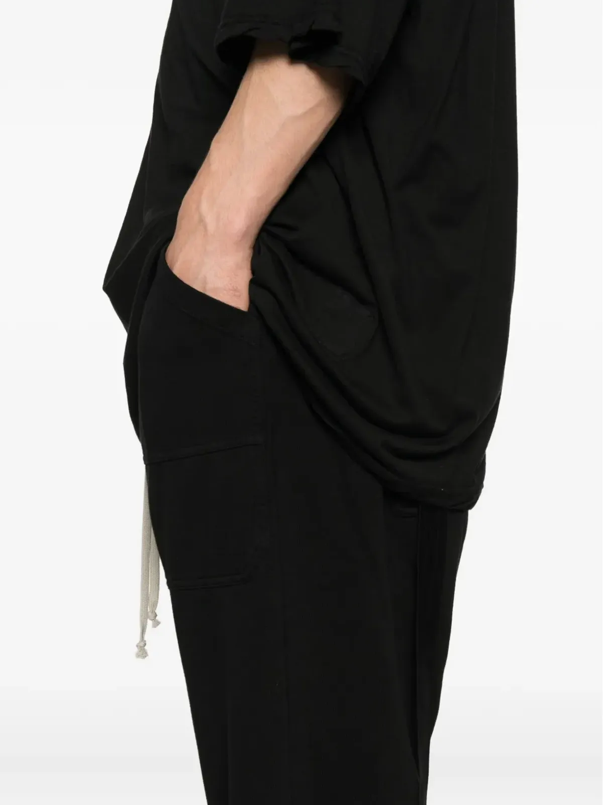 Rick Owens DRKSHDW ドローストリング・ドロップクロッチ・トラウザー - 画像5
