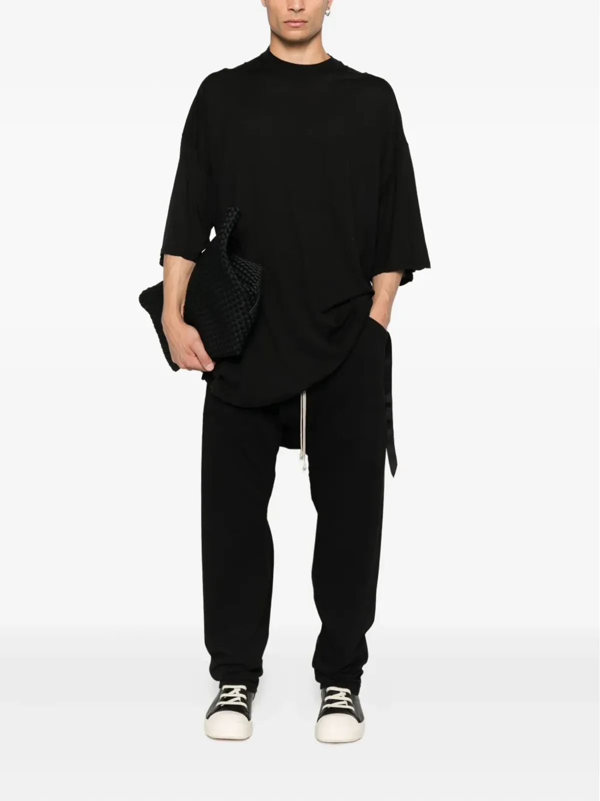 Rick Owens DRKSHDW ドローストリング・ドロップクロッチ・トラウザー - 画像2
