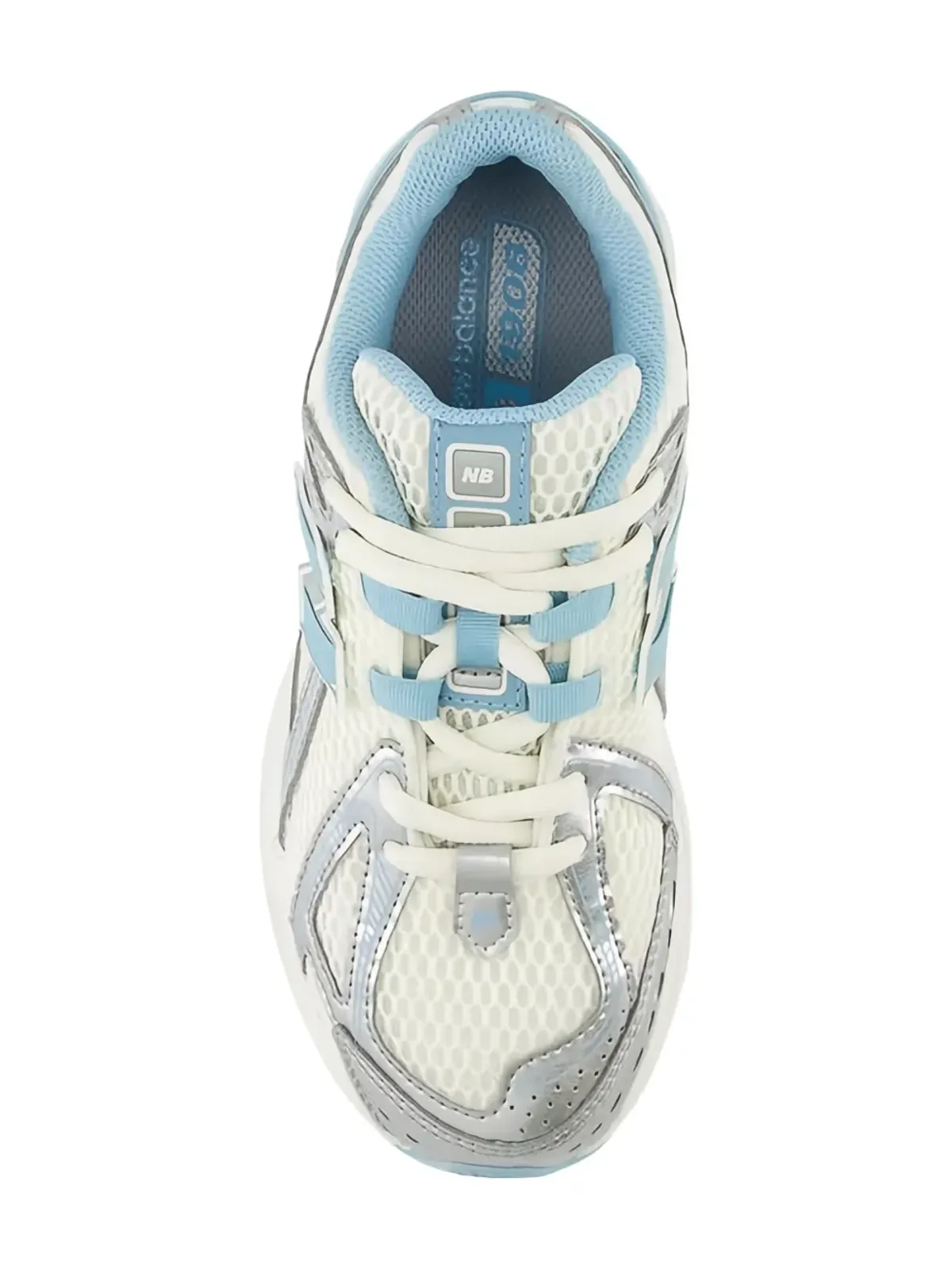 New Balance Kids 1906R シルバーメタリック クローム ブルー スニーカー - 画像2