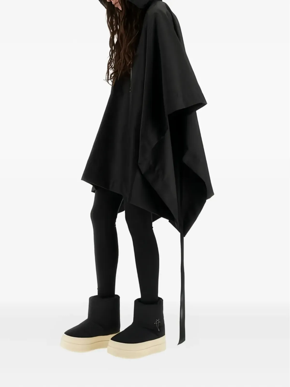 Rick Owens DRKSHDW Concordians drawstring poncho - 画像2