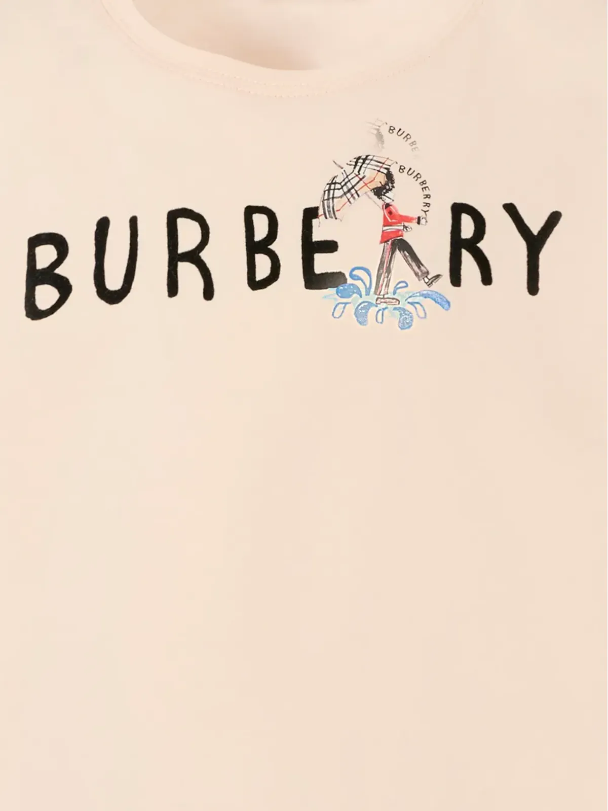 Burberry Kids グラフィックプリント コットン Tシャツ ピンク - 画像3