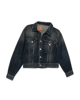 Balenciaga オフショルダーデニムジャケット - サムネイル1