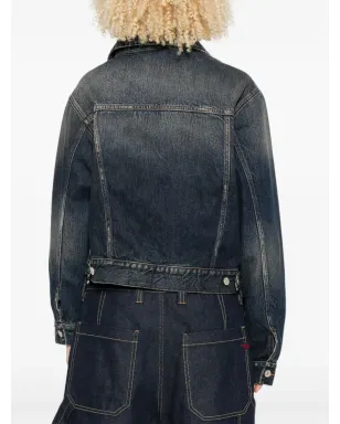 Balenciaga オフショルダーデニムジャケット - サムネイル4
