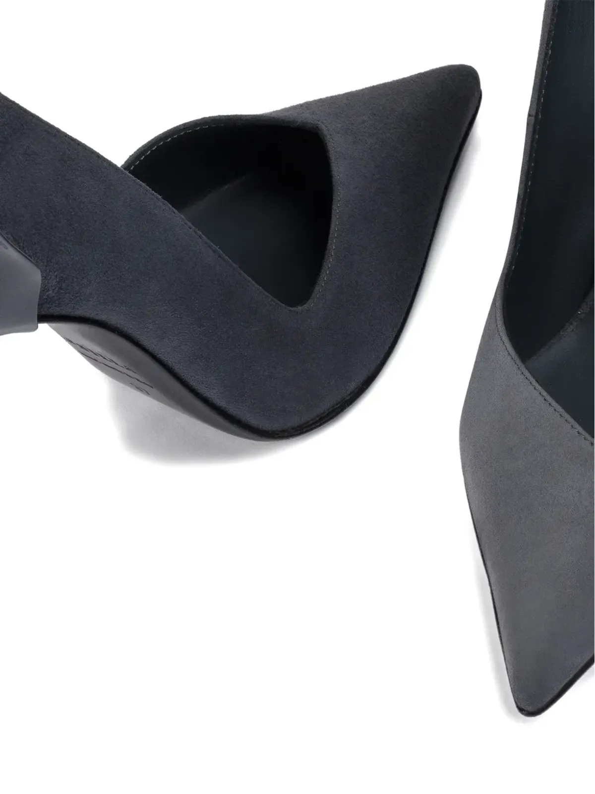 Le Silla Petalo スエードパンプス - Grey - 画像4