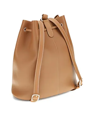 Loro Piana ドローストリングレザーバックパック - サムネイル2