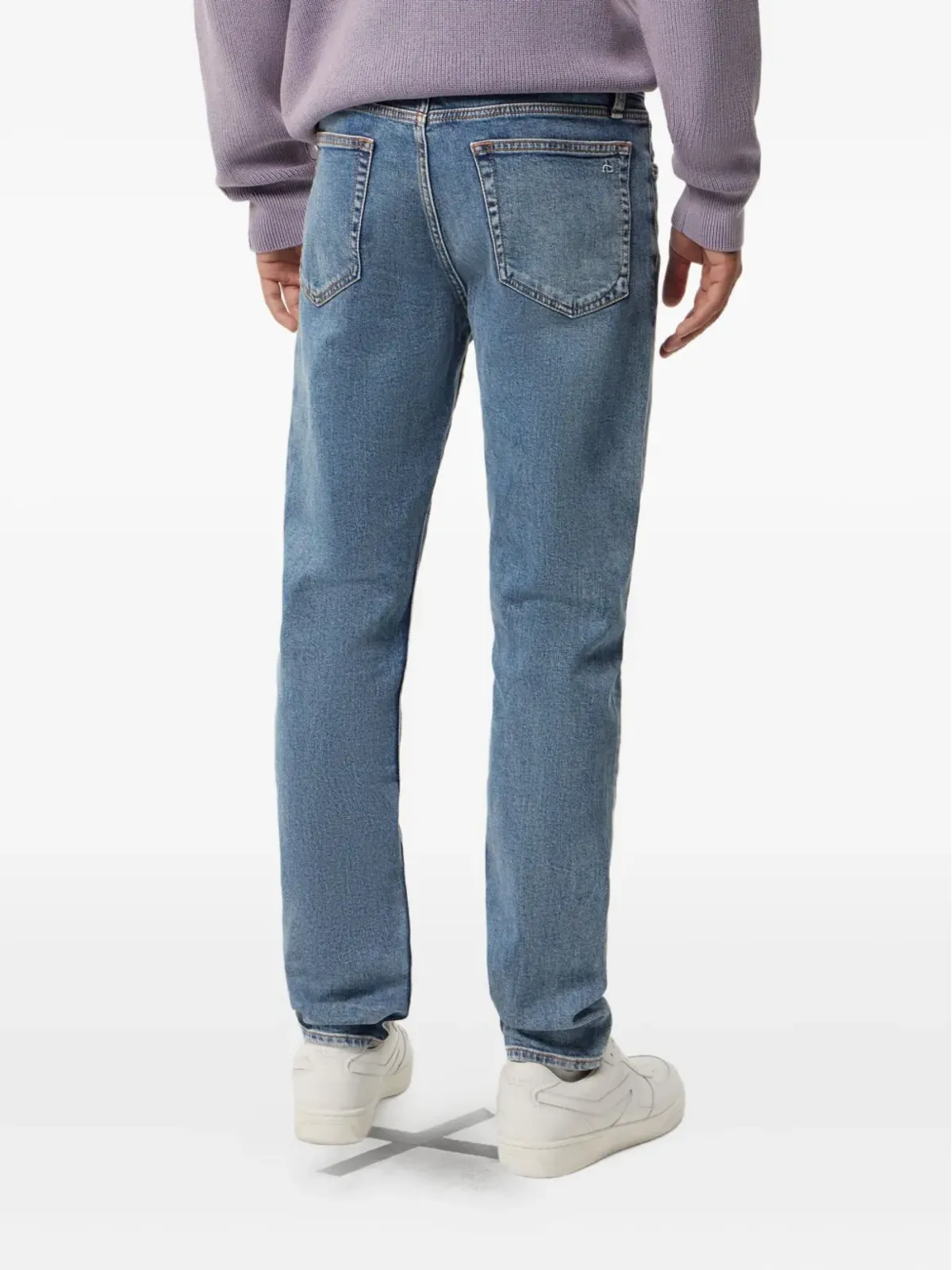 rag & bone ベルトループジーンズ ブルー - 画像4
