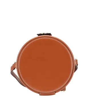 Celine ビンテージ 2020 Medium Triomphe Coated Canvas Tambour crossbody bag - Brown - サムネイル4