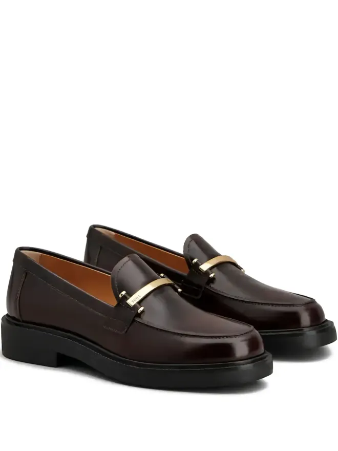 Tod's Tod's ラウンドトゥ ローファー ブラウンの商品画像