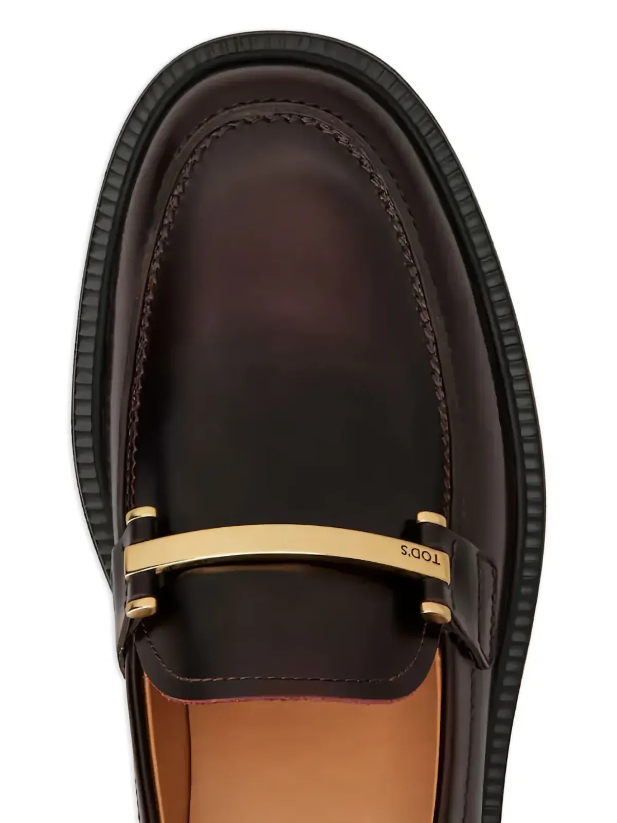 Tod's ラウンドトゥ ローファー ブラウン - 画像2