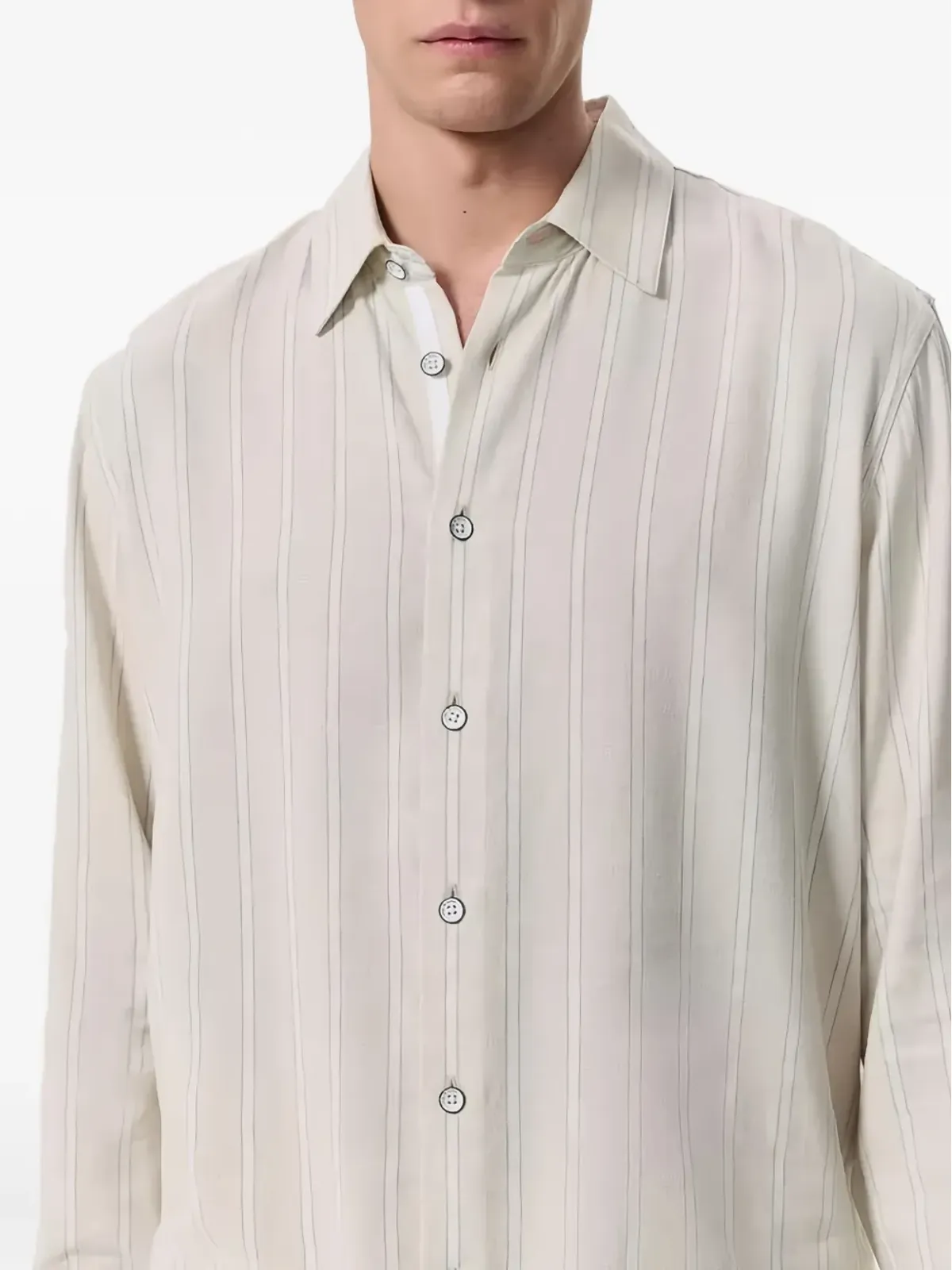 rag & bone ストライプ柄ボタン留めシャツ - 画像4