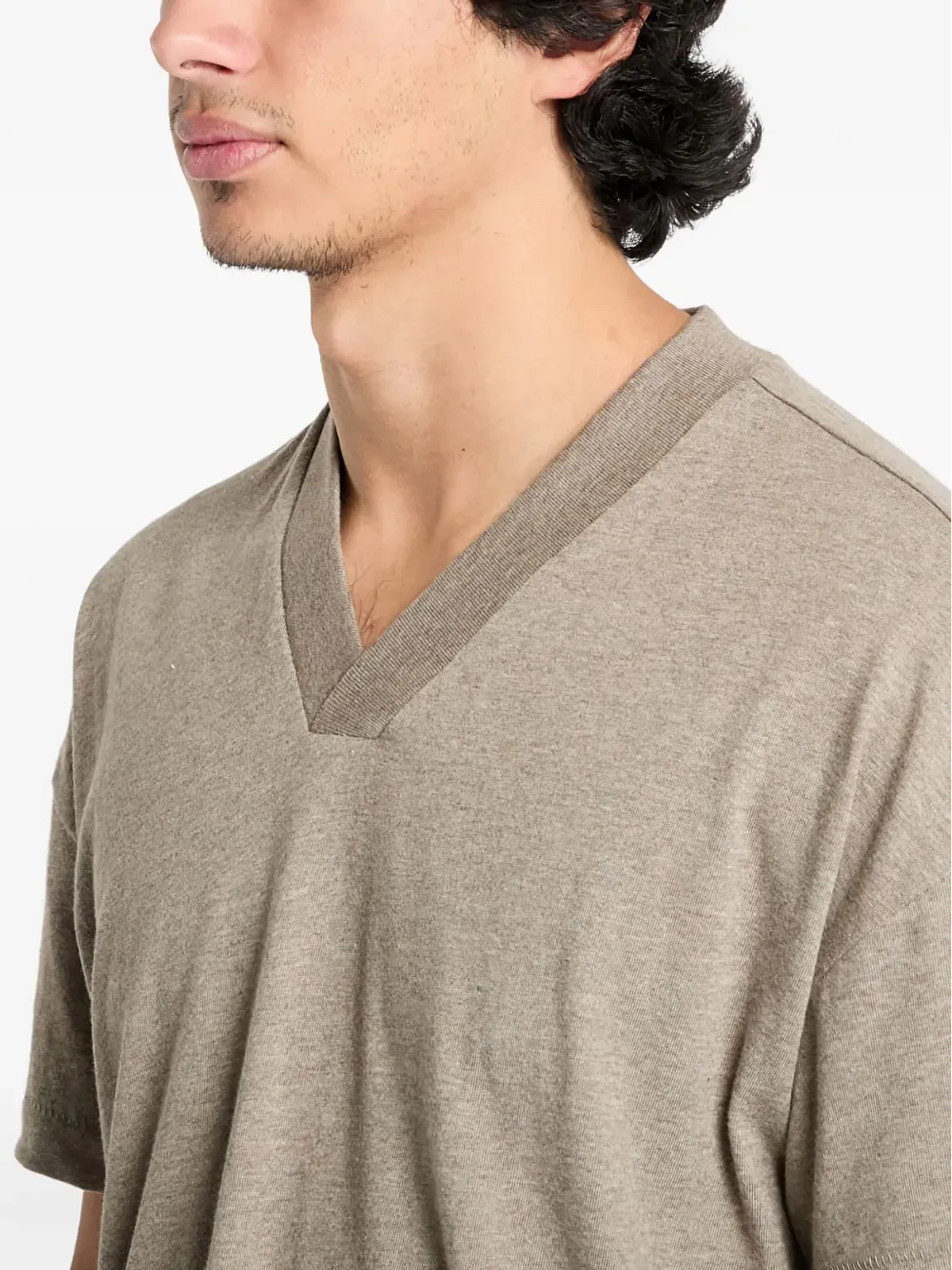 FEAR OF GOD ESSENTIALS Vネック半袖Tシャツ（3枚セット）- グレー - 画像5