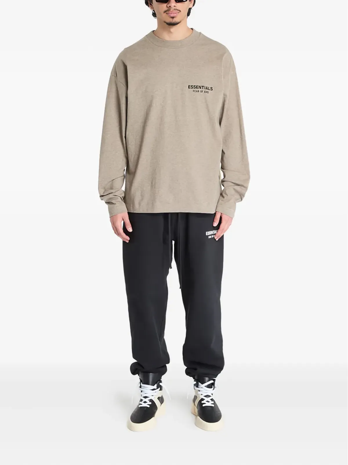FEAR OF GOD ESSENTIALS クルーネック ロングスリーブ Tシャツ - グレー - 画像2