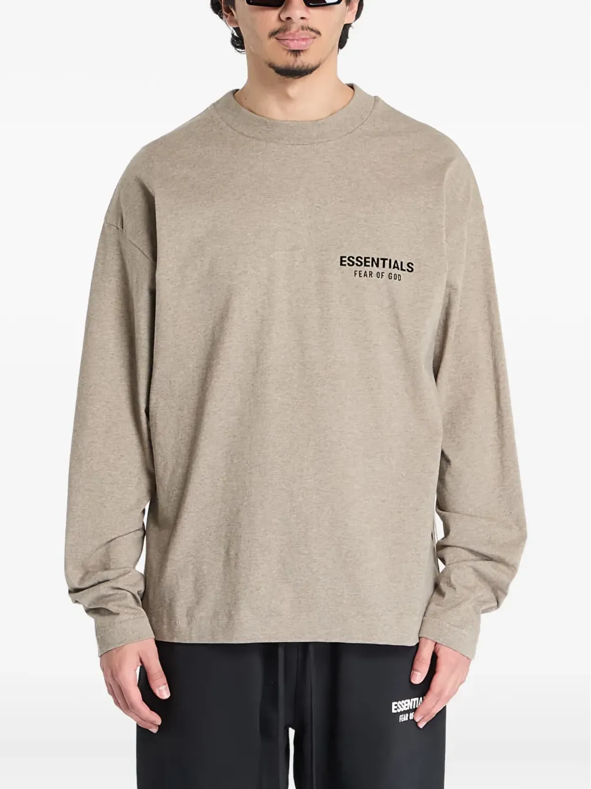 FEAR OF GOD ESSENTIALS クルーネック ロングスリーブ Tシャツ - グレー - 画像3