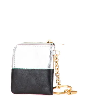 Celine Pre-Owned 2012-2018 バイカラー レザー キーリング コインポーチ - サムネイル2