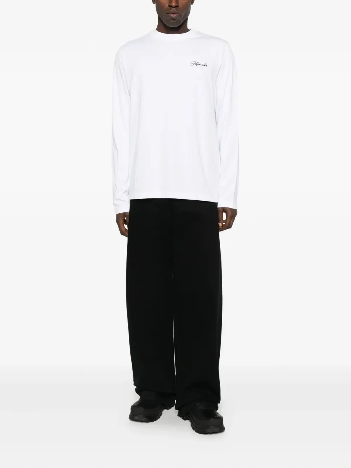 Moncler ロゴ刺繍入り長袖Tシャツ - 画像2