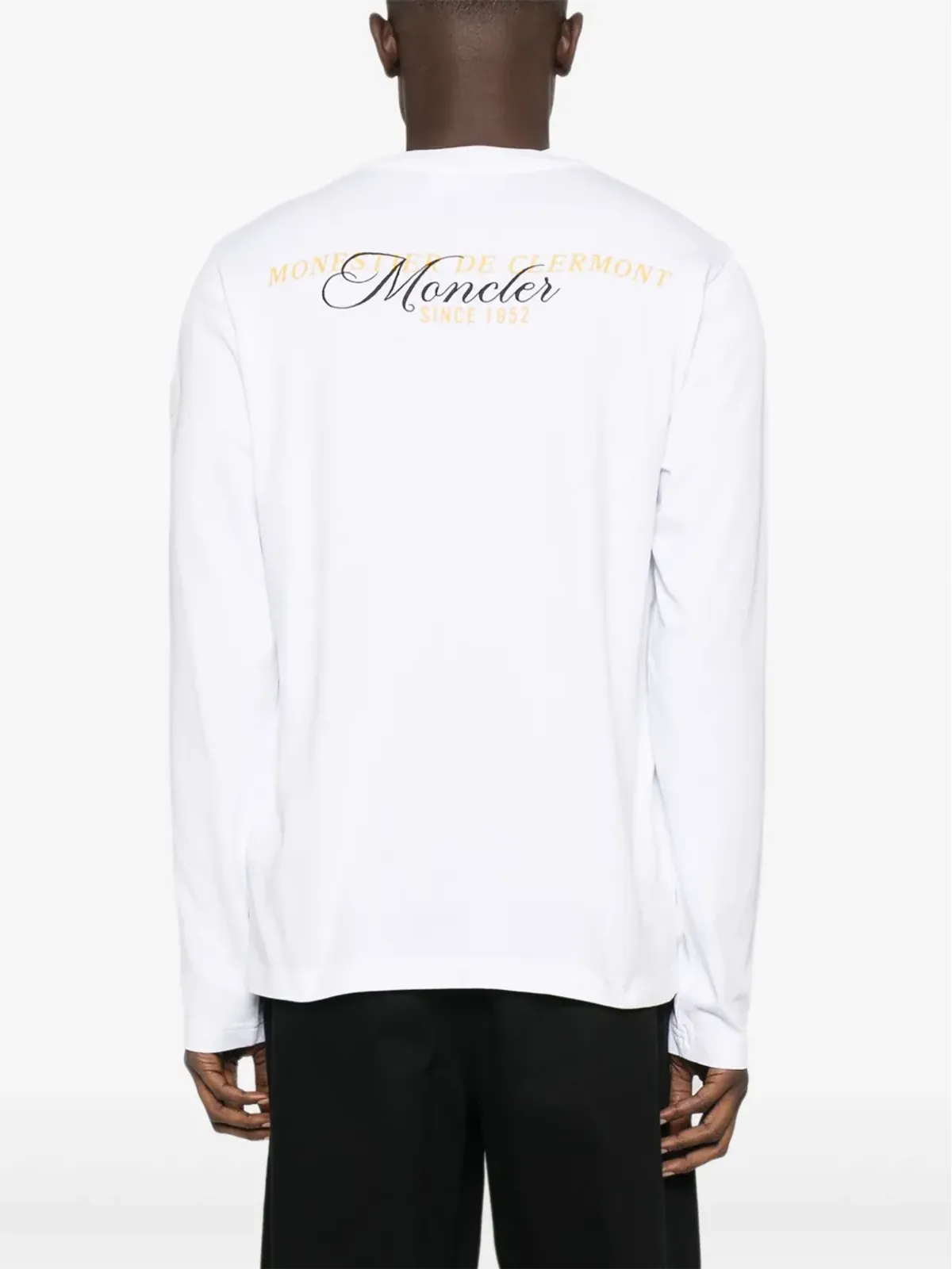 Moncler ロゴ刺繍入り長袖Tシャツ - 画像4