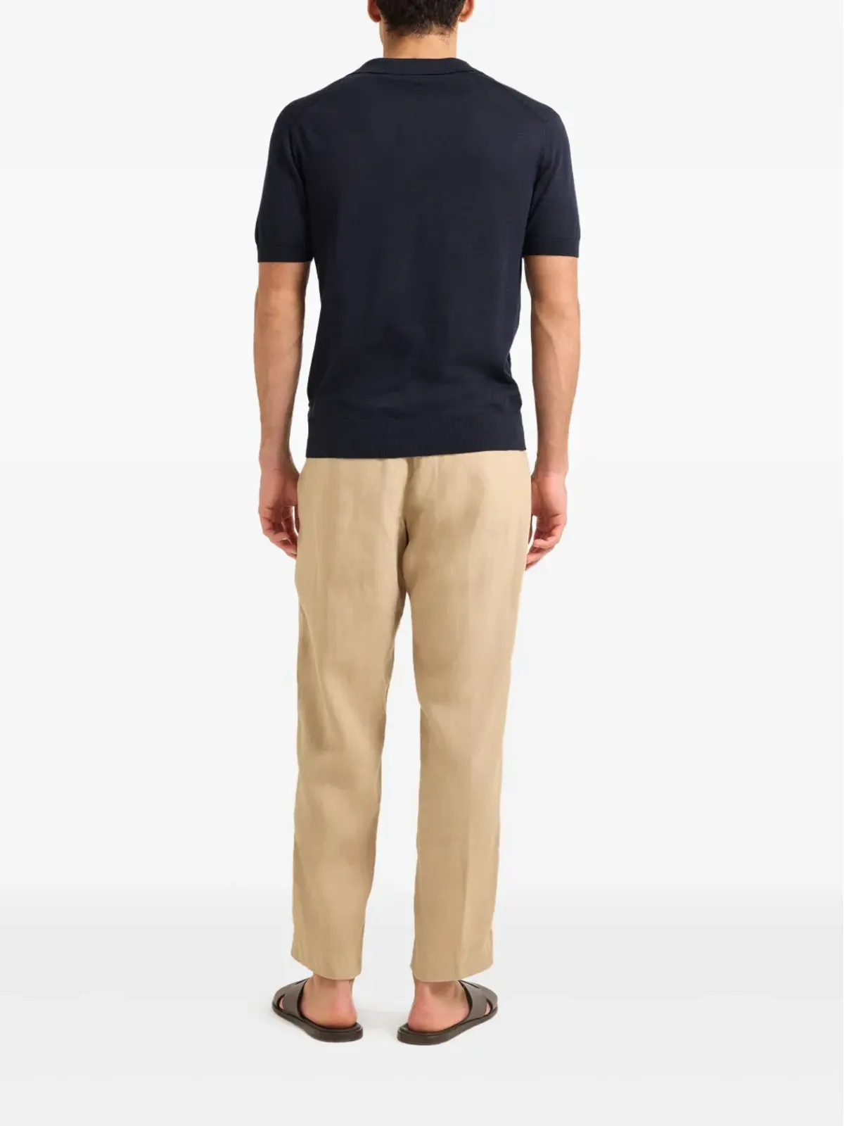 Orlebar Brown Horton シルクコットンブレンド Tシャツ - ブルー - 画像3