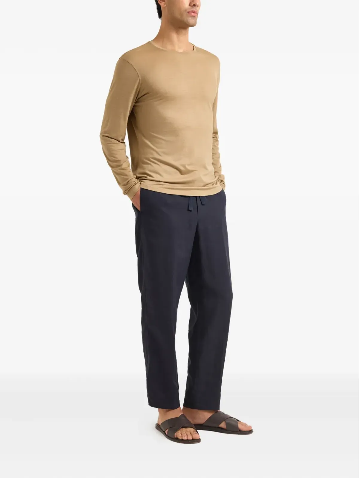 Orlebar Brown OB-T長袖メリノウールTシャツ - 画像2