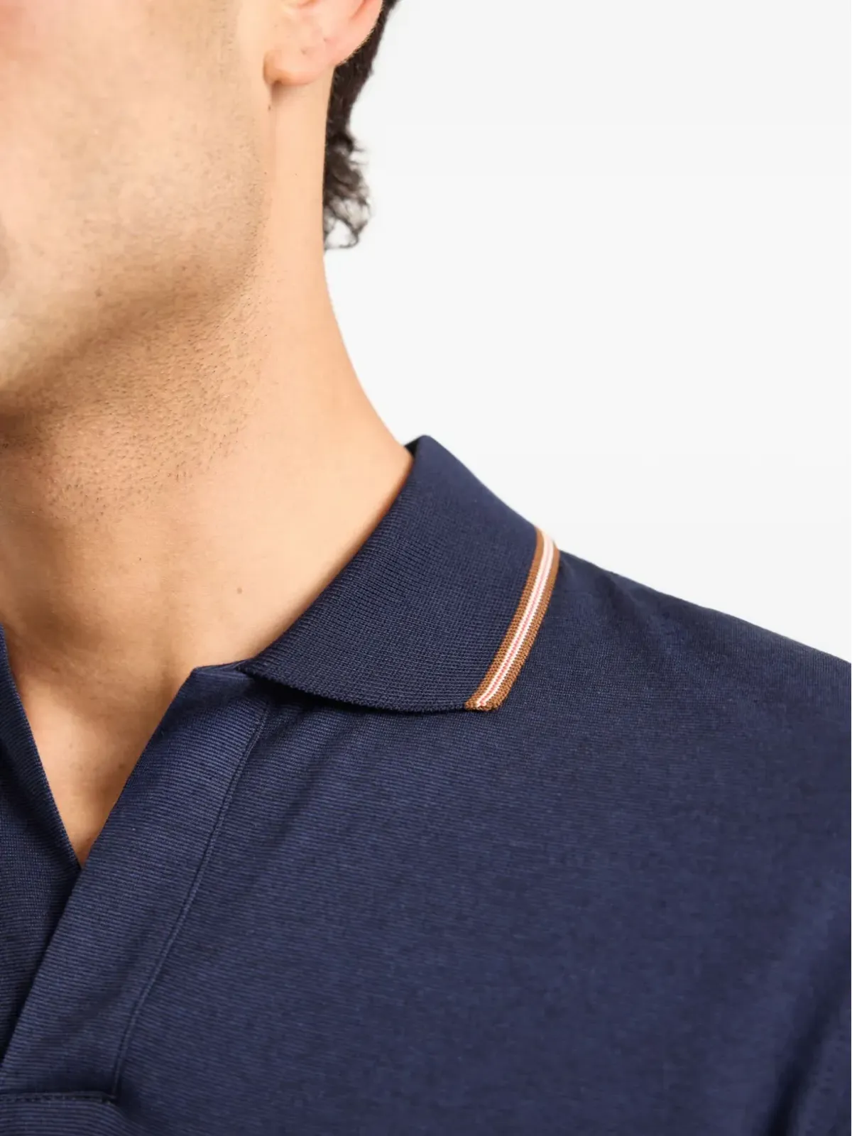 Orlebar Brown Felix ストライプ・ティッピング Tシャツ - 画像5