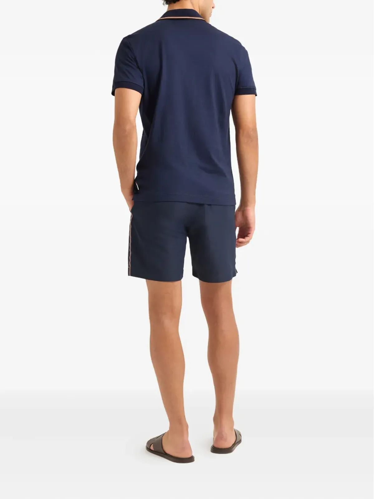 Orlebar Brown Felix ストライプ・ティッピング Tシャツ - 画像3